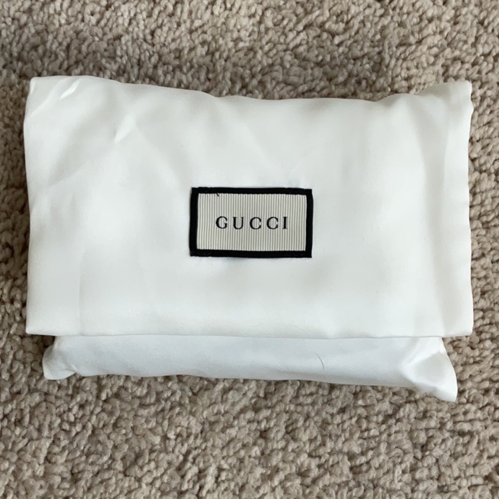 New Gucci limited edition marmont black velvet MINI wallet with crystals - Picture 11 of 12